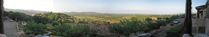 Panorama vanaf terras